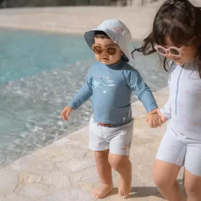 Little Dutch Chapéu de Sol Reversível Sea Life