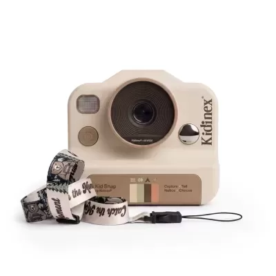 Kidinex Máquina Fotográfica Instantânea KidSnap Bege Kidinex Máquina Fotográfica Instantânea KidSnap Bege
