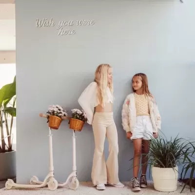 BANWOOD Maxi Scooter Trotinete Vintage Rosa