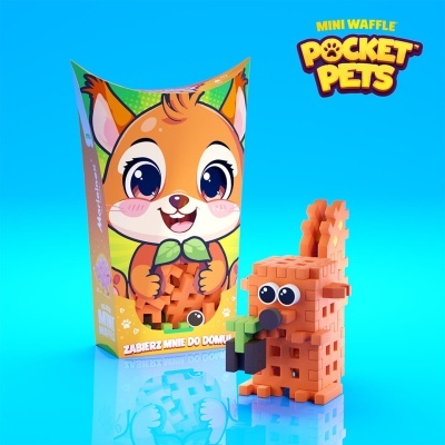 Marioinex Mini Waffle - Pocket Pets Esquilo