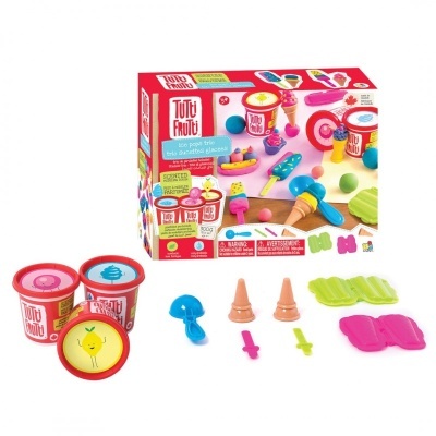 Tutti-Frutti Plasticina Orgânica Perfumada Trio Gelados