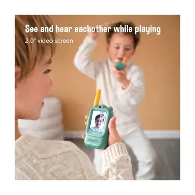 Zazu Video Walkie Talkie para Crianças Verde