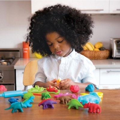 Tutti-Frutti Plasticina Orgânica Perfumada Set Terra Dos Dinossauros