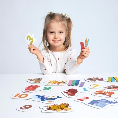 Banana Panda Puzzle Pares e Números + 3 Anos