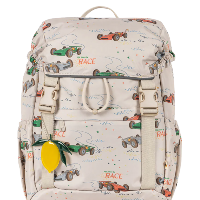 Konges Slojd Mochila Escolar Vintage Cars Beige Com Saco De Desporto Konges Slojd Mochila Escolar Vintage Cars Beige Com Saco De Desporto