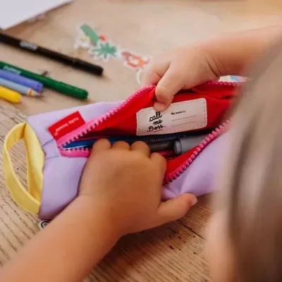 Hello Hossy Estojo Porta-Lápis Mini Mauve Hello Hossy Estojo Porta-Lápis Mini Mauve