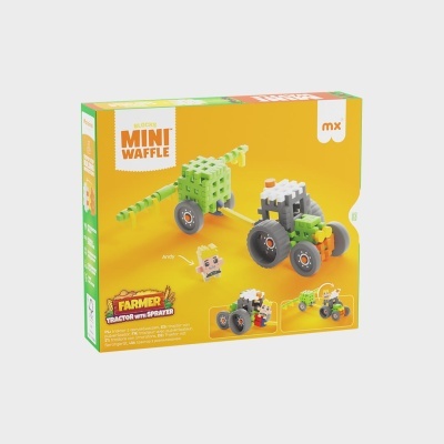 Marioinex Mini Waffle Agricultor Com Trator