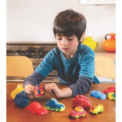 Tutti-Frutti Plasticina Orgânica Perfumada Set Carros da Cidade