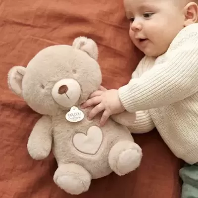 Doudou et Compagnie Peluche Respirável com Ruído Branco Urso