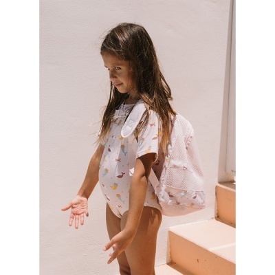 Monnëka Mochila Infantil Anti-Areia Mermaid Cats