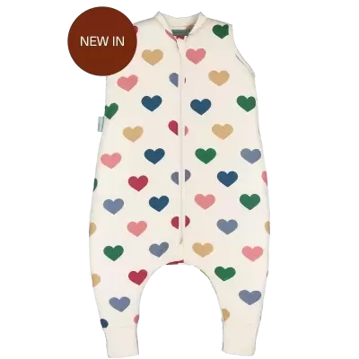 MOLIS&CO Saco de Dormir com Pernas Hearts TOG 2.5