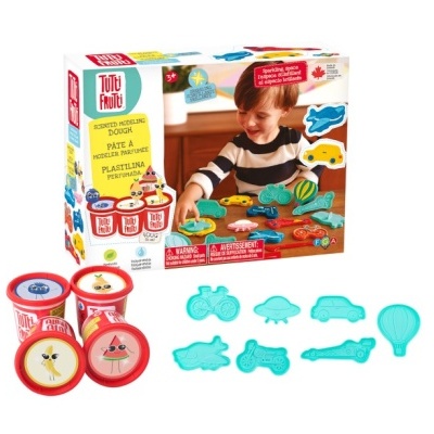 Tutti-Frutti Plasticina Orgânica Perfumada Brilhante Set Veículos