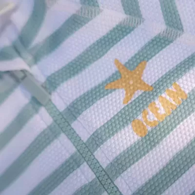 Little Dutch T-shirt de Banho Verde Riscas Little Dutch T-shirt de Banho Verde Riscas