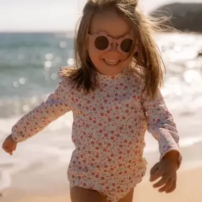 Little Dutch Óculos de Sol Redondos Light Pink