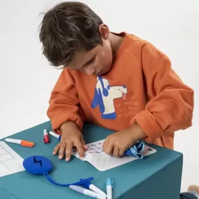 Super Petit 6 Jogos de Viagem Reutilizáveis + 3 Marcadores