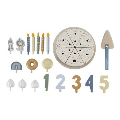 Little Dutch Bolo De Aniversário Em Madeira - Azul