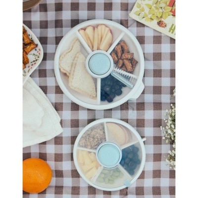 Göbe Lunchbox Snack Spinner Macaron Blue Göbe Lunchbox Snack Spinner Macaron Blue