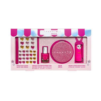 Inuwet Mini Set Glitter Girl ROSA | Conjunto de Maquilhagem Infantil