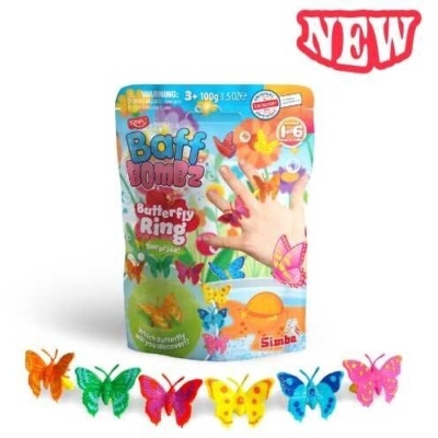 Baff Bombz Bombas de Banho Aneis Borboleta