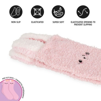 Legami Meias Polares Antiderrapantes Adulto Bunny