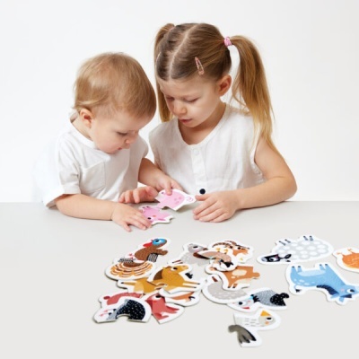 Banana Panda Puzzle Progressivo Animais da Quinta + 18 Meses