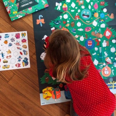 OMY Poster Gigante Autocolantes Árvore De Natal