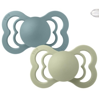BIBS Chupetas Supreme Silicone 0-6 Pack 2x