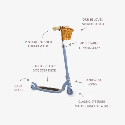 Banwood Maxi Scooter Blue Banwood Maxi Scooter Blue