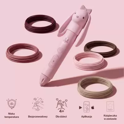 Kidinex Caneta 3D KidPen Coelho Kidinex Caneta 3D KidPen Coelho