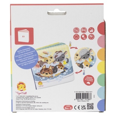 Tiger Tribe Livro de Banho Animais da Quinta