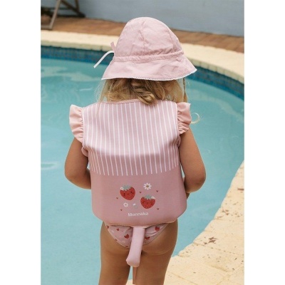 Monnëka Colete de Natação Flutuador Strawberries