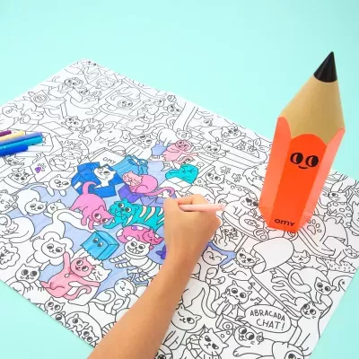 OMY Porta Lápis Gigante Laranja