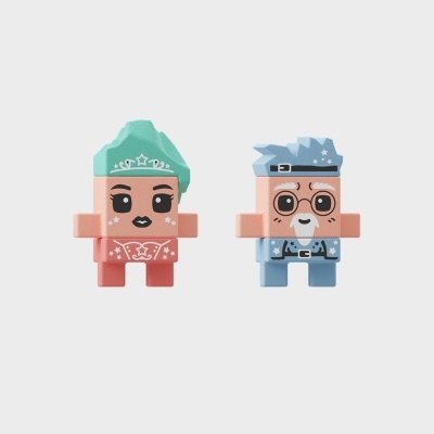 Marioinex Mini Waffle Magic Tower Princess 80 pcs