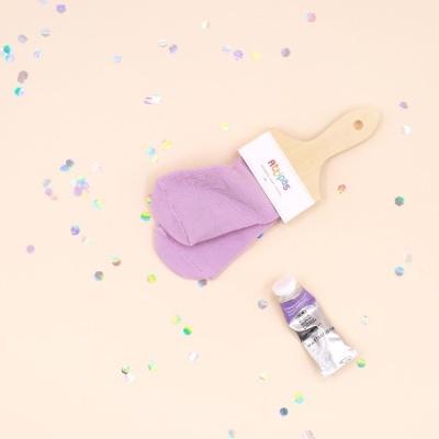 Attipas Meias Rainbow Roxo