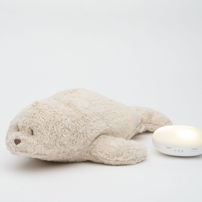 Moonie Peluche Ruído Branco e Luz Noturna Foca Sand