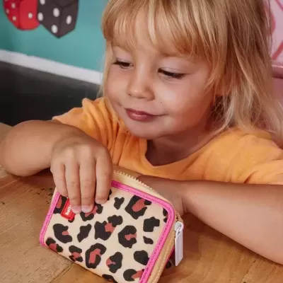 Hello Hossy Carteira Porta-Moedas Leopard