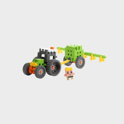 Marioinex Mini Waffle Agricultor Com Trator