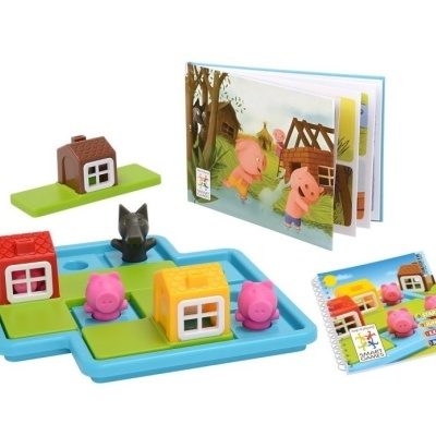 Smart Games - Jogo De Lógica Os 3 Porquinhos Delux