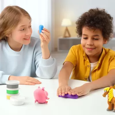 Hey Clay Animals Pasta de Modelar Animais da Quinta