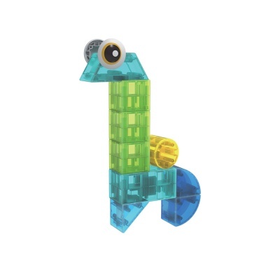 Giros Jogo Magnético Blocos Transparentes 22 Peças