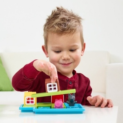 Smart Games - Jogo De Lógica Os 3 Porquinhos Delux