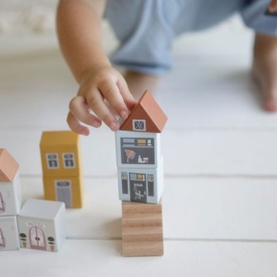 Little Dutch City Building Blocks - Pure & Nature - Railway Extension