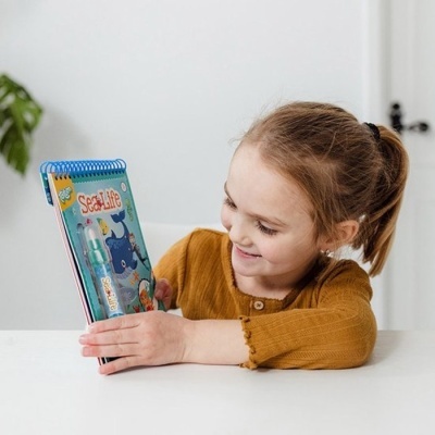 Totum Livro de Colorir com Água Sea Life