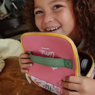 Hello Hossy Snack Bag Bolsa Térmica para Snacks Flower Artwork Hello Hossy Snack Bag Bolsa Térmica para Snacks Flower Artwork