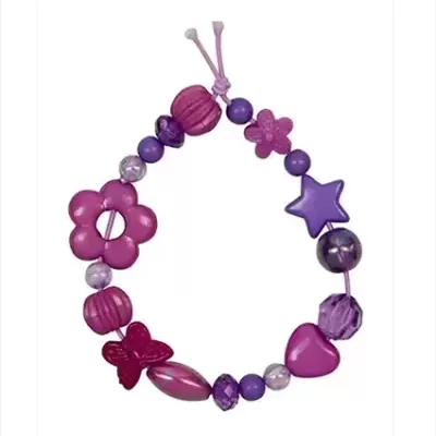 Spiegelburg Kit de Contas para Pulseiras Unicórnio Lilás