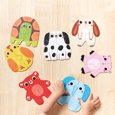 Banana Panda Puzzle My First Puzzles Animals 15+ Meses