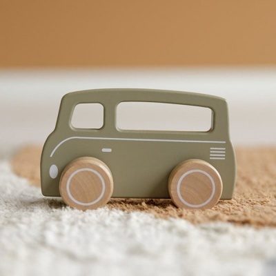 Little Dutch Wooden Car - Olive