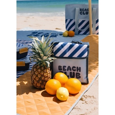 Monnëka Lancheira Térmica Stripes Blues & Beyond