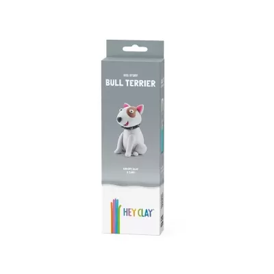 Hey Clay Figura Bull Terrier Pasta de Modelar