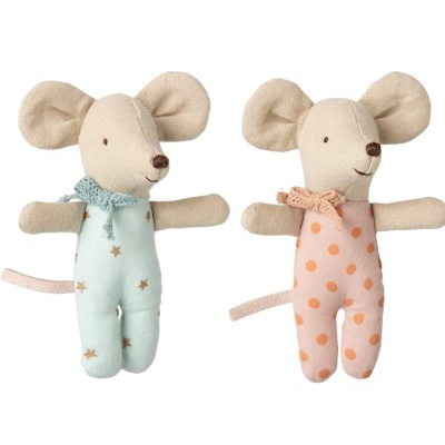 Maileg Baby Twins Ratinhos na Caixa